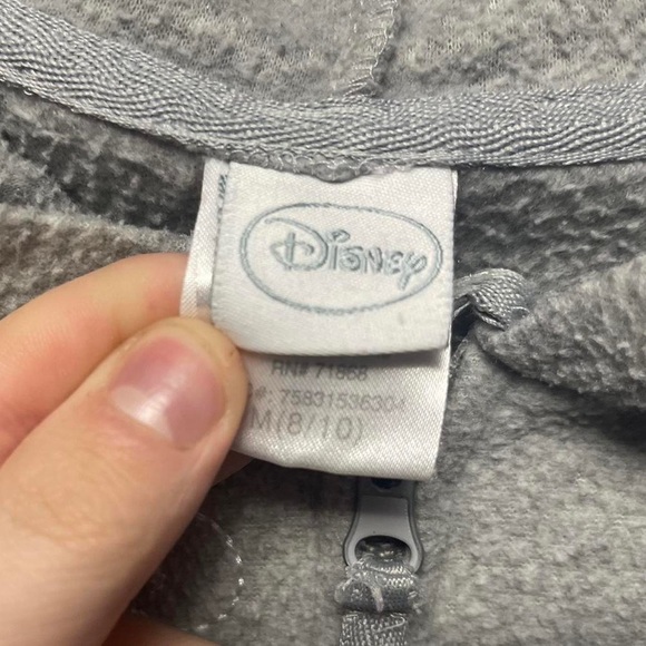 vintage Disney Winnie the Pooh Fleece like embroidered plaid zip up Y2K jacket - Picture 3 of 4